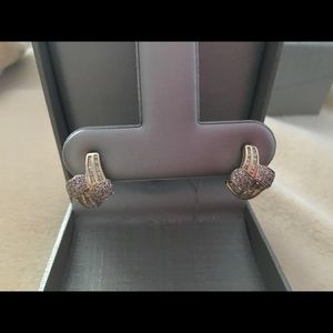 Diamond set:14k earring,ring and pendant